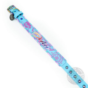 Gepolstertes Halsband aus Biothane 