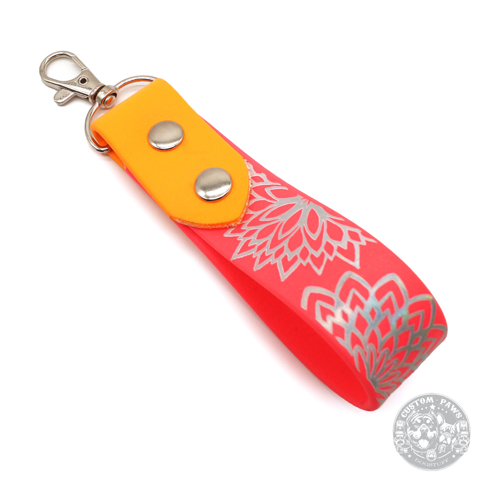 Schlüsselanhänger aus Biothane DUO | "Mandala" – Bild 3