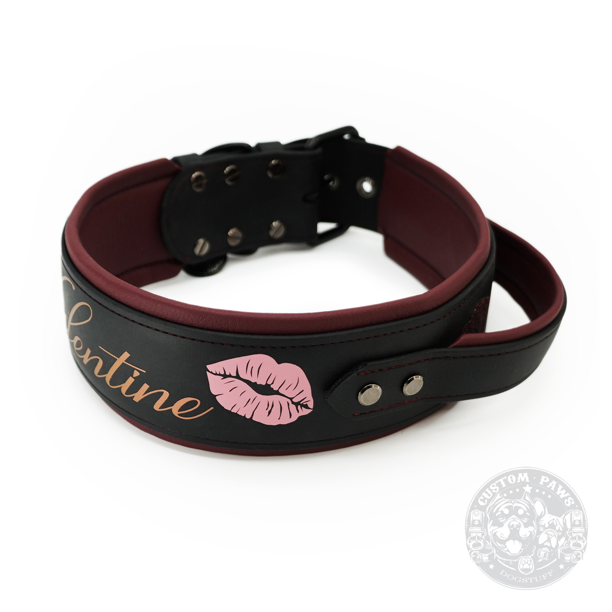 Gepolstertes Halsband aus Biothane mit Griff "Grip" | Extra Large – Bild 4