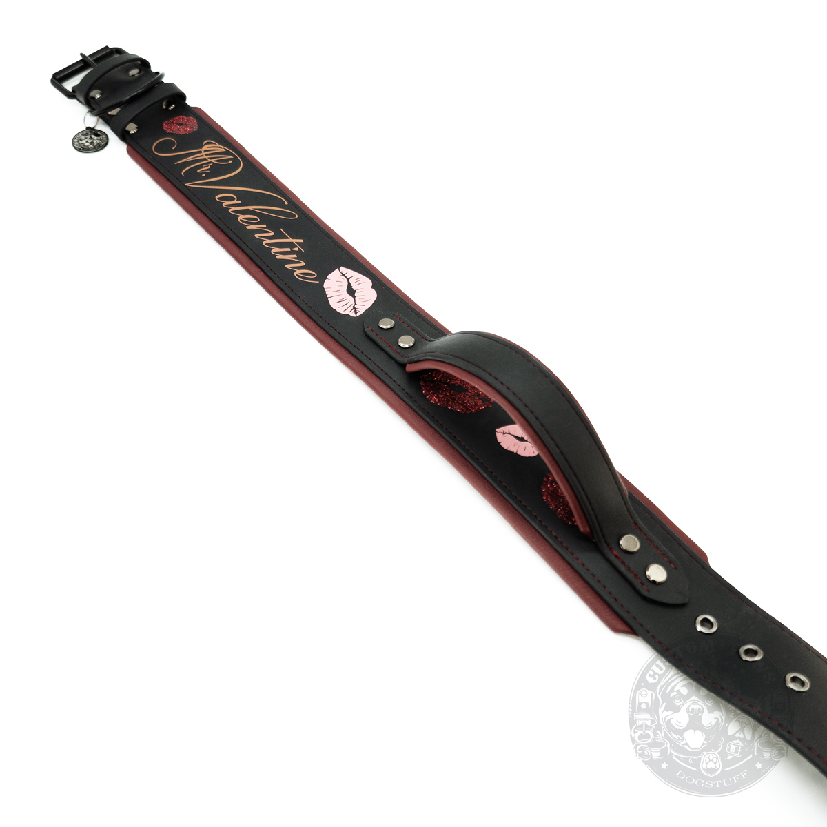 Gepolstertes Halsband aus Biothane mit Griff "Grip" | Extra Large – Bild 3