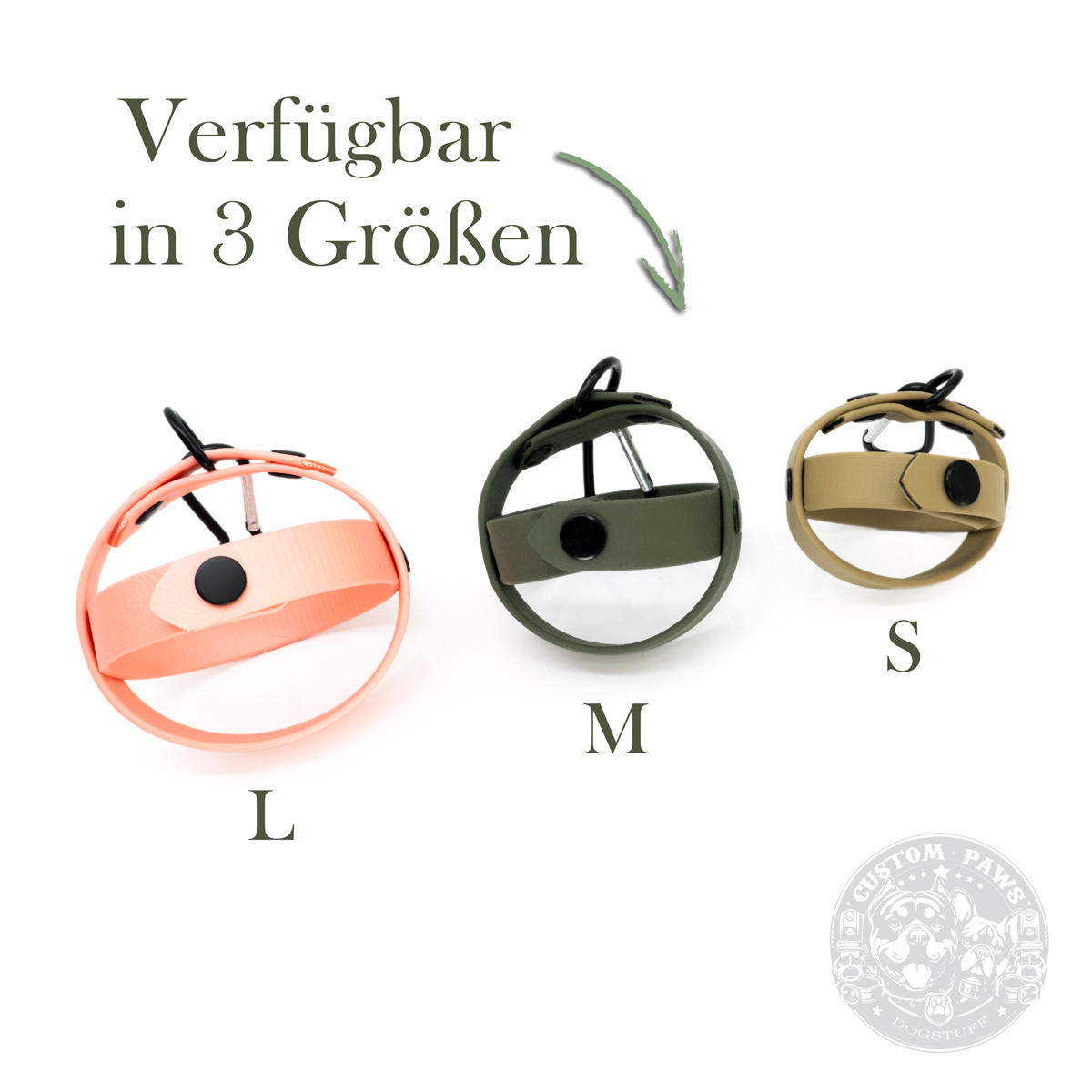 Adapter für Gassigürtel | Ballhalterung aus Biothane – Bild 4