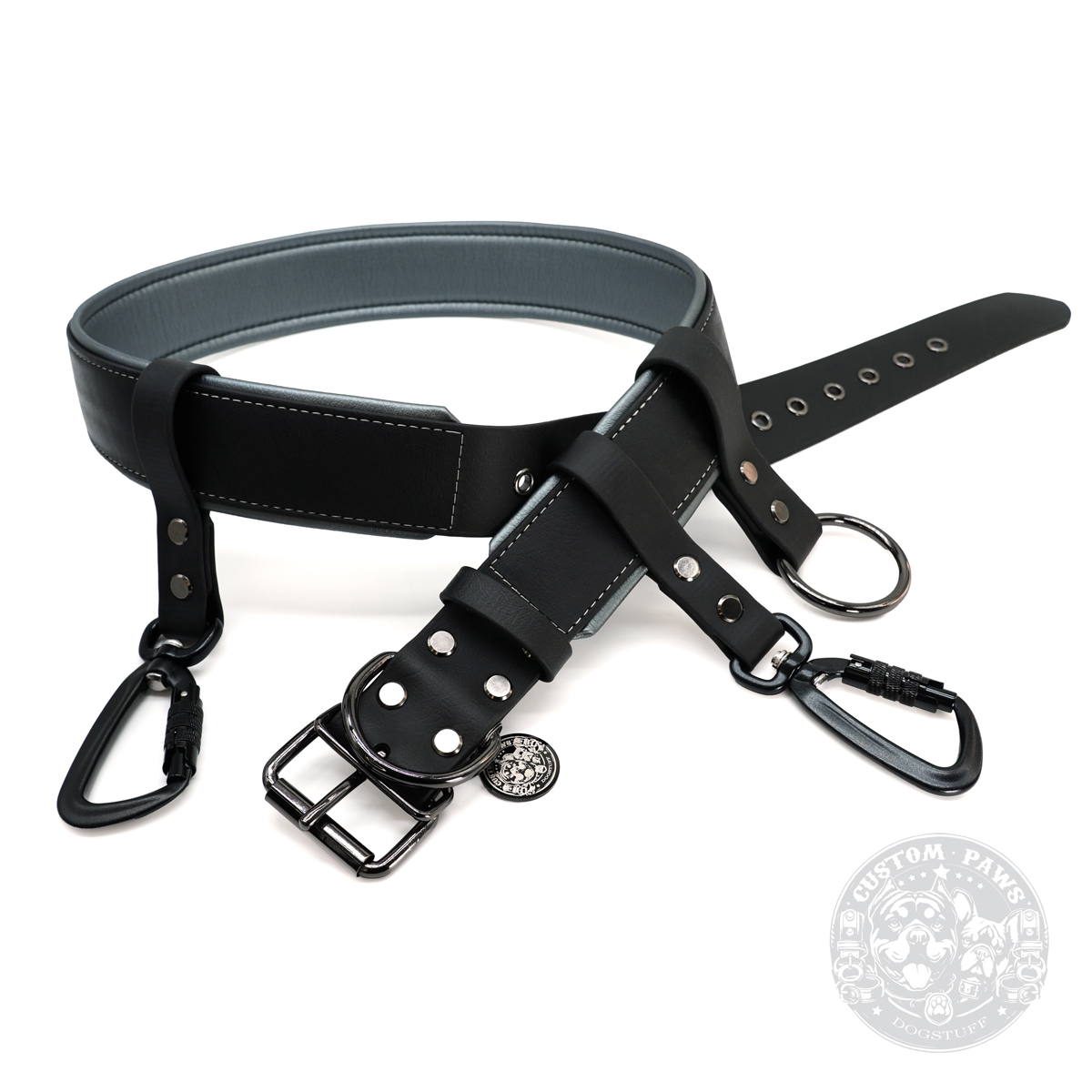 Gassigürtel aus Biothane mit Polsterung - "Custom Walker PRO"