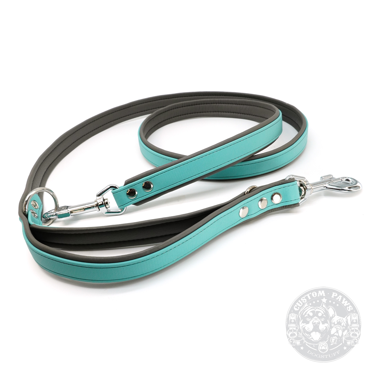 Hundeleine aus Biothane mit integriertem Kurzführer | "BullyGrip" – Bild 7