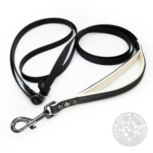 Cross Body Hundeleine aus Biothane mit integriertem Kurzführer „Flex Grip“
