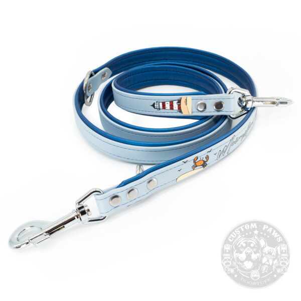 Personalisiertes Set aus Halsband & Leine – "Northsea" für mittelgroße bis große Hunde – Bild 3