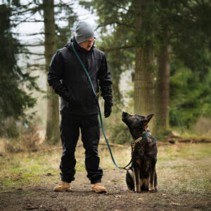 Verstellbare Cross Body Hundeleine aus Biothane mit integriertem Kurzführer | „Flex Grip PRO“