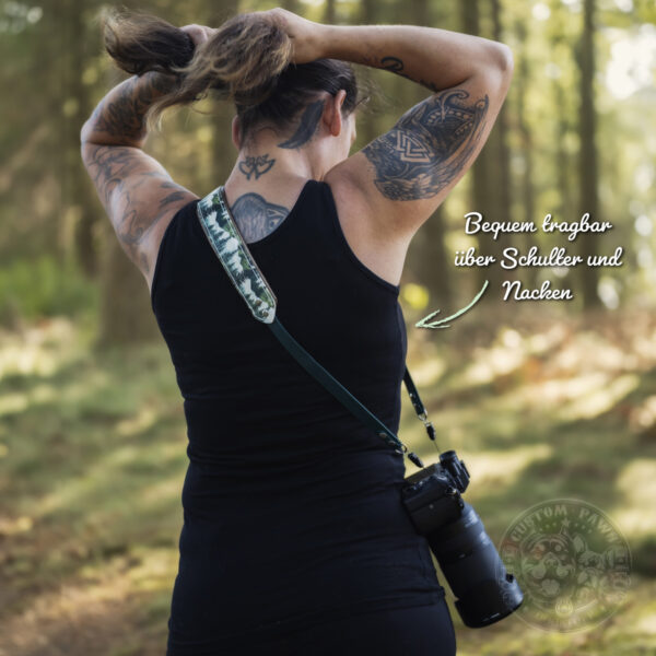 Gepolsterter Kameragurt aus Biothane "Click Strap" – Bild 4
