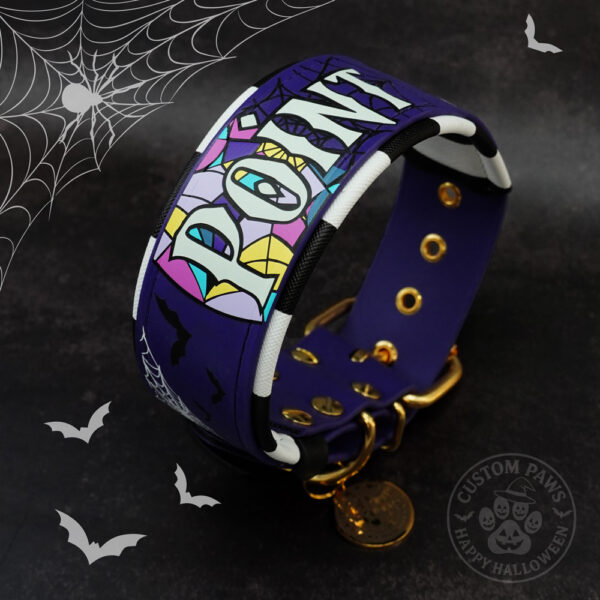 Gepolstertes Halsband aus Biothane "Halloween Edition 2025" | Large – Bild 3