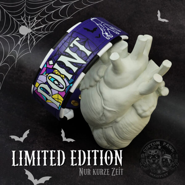 Gepolstertes Halsband aus Biothane "Halloween Edition 2025" | Large