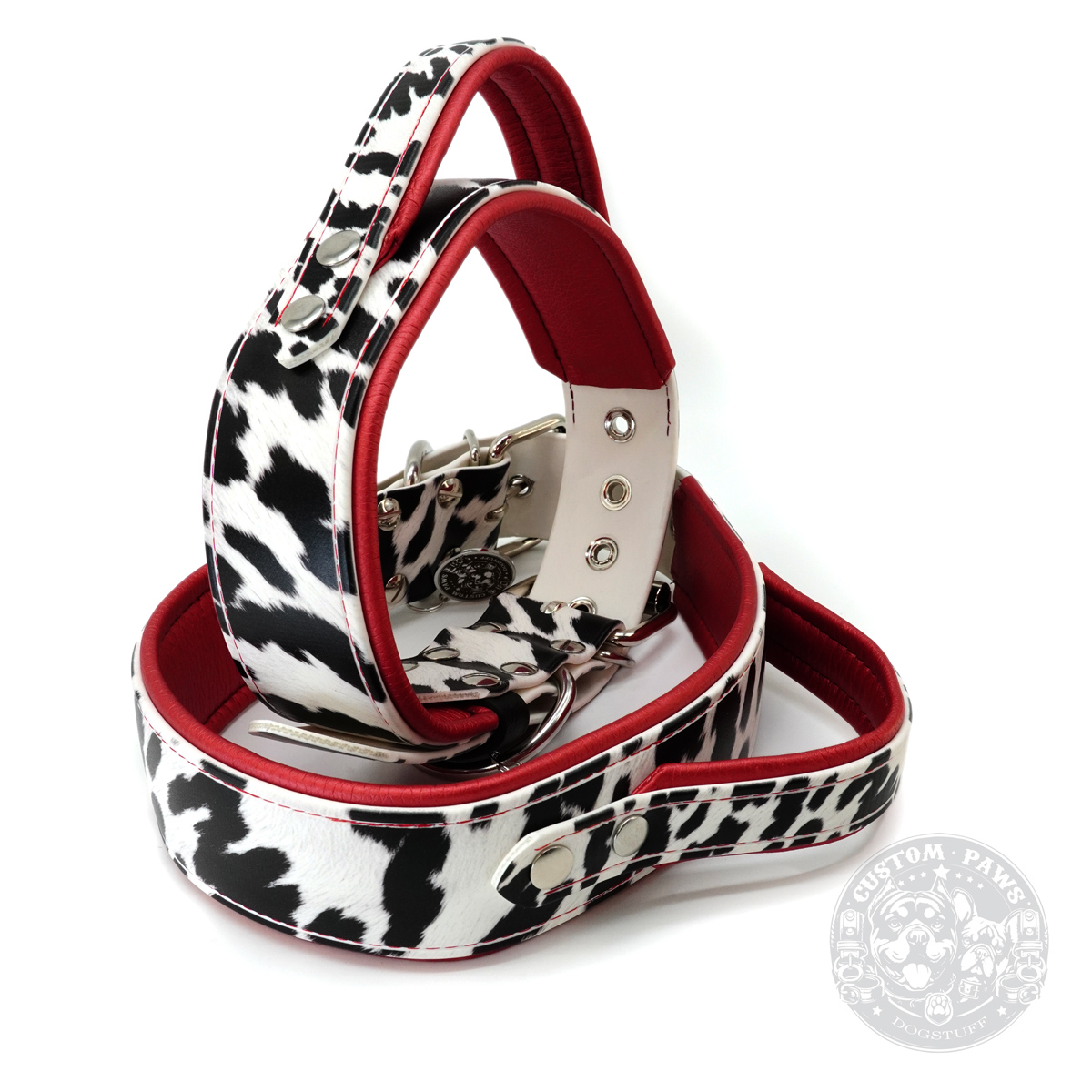 Sofortkauf: Taktisches Biothane Halsband mit Griff „Grip“ | Dalmatiner - Large – Bild 4