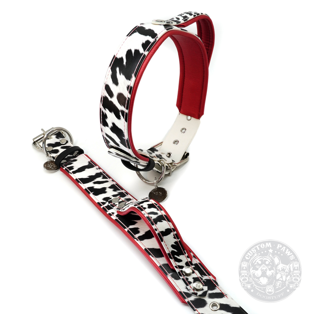 Sofortkauf: Taktisches Biothane Halsband mit Griff „Grip“ | Dalmatiner - Large – Bild 3