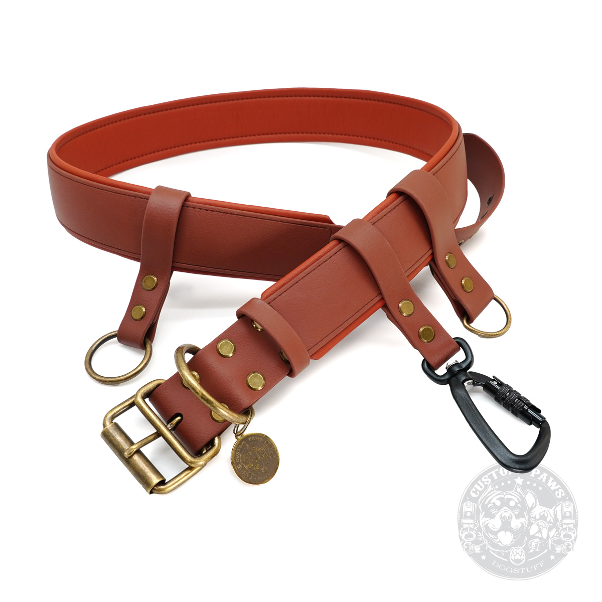 Gassigürtel aus Biothane mit Polsterung - "Custom Walker PRO" – Bild 8