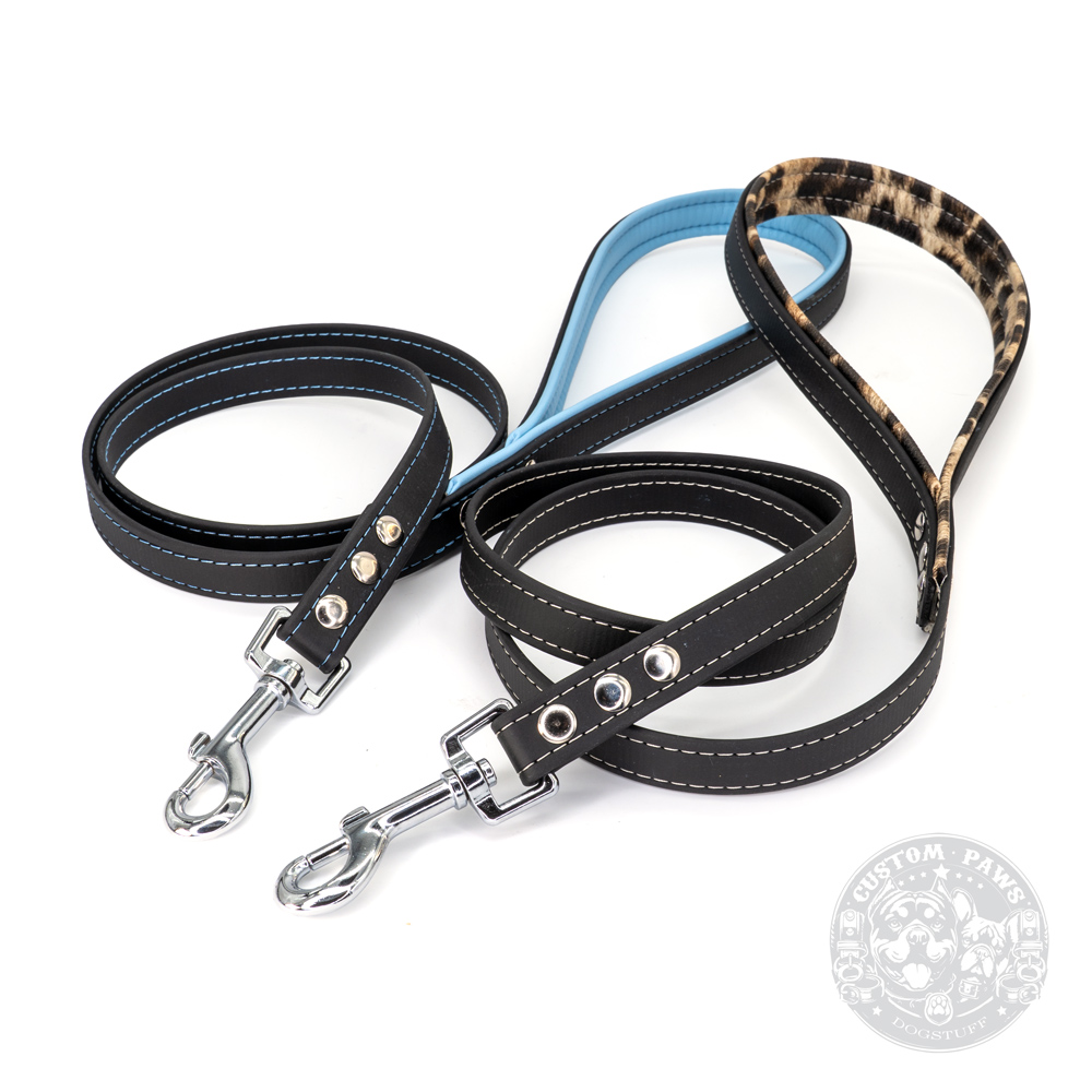 Hundeleine aus Biothane "Premium Stitch" | mit gepolsterter Handschlaufe – Bild 3