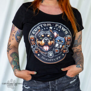 Custom Paws Dogstuff Damen T-Shirt | Offizieller Community Merch