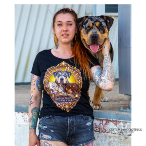 Rivia Bulls Kennel Damen T-Shirt | Offizieller American Bully XL Merch