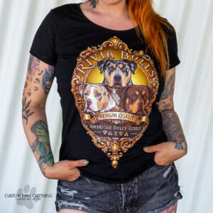 Rivia Bulls Kennel Damen T-Shirt | Offizieller American Bully XL Merch