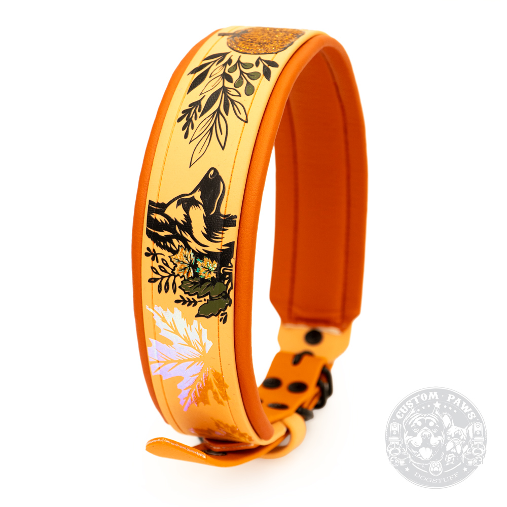 "Autumn Shepherd Glow" – Sofortkauf Halsband Duo mit Verjüngung | HU 50-60 cm